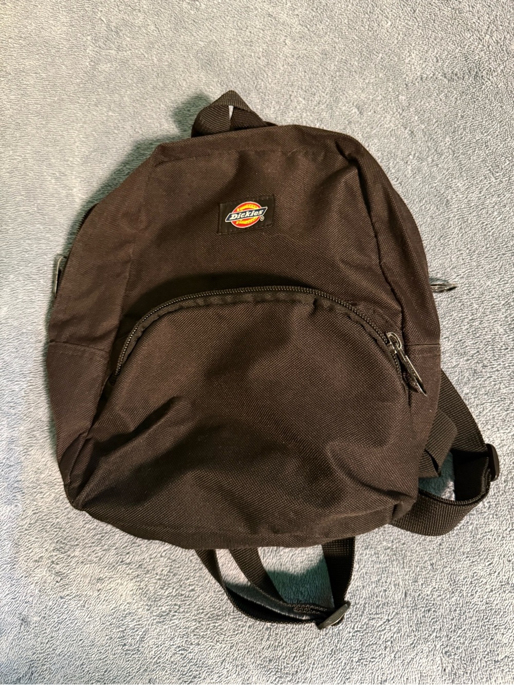 Dickies Black Backpack with Logo Patch